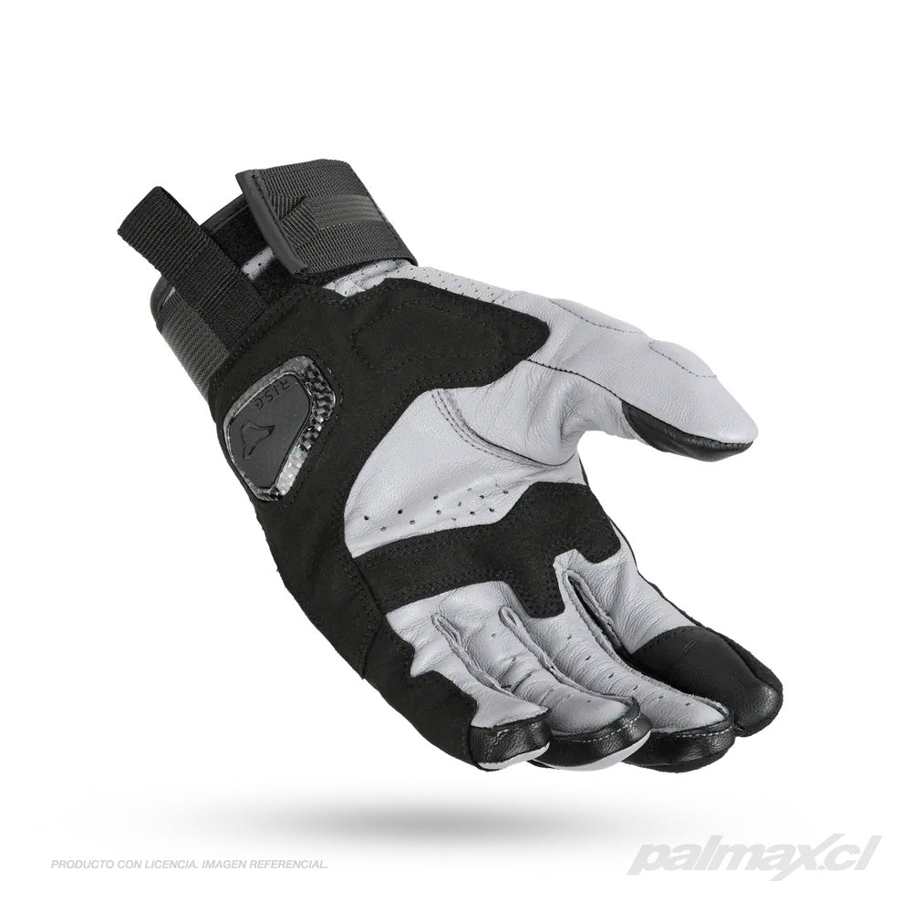 Guantes para moto de calle modelo Ulmex negro/gris | Macna